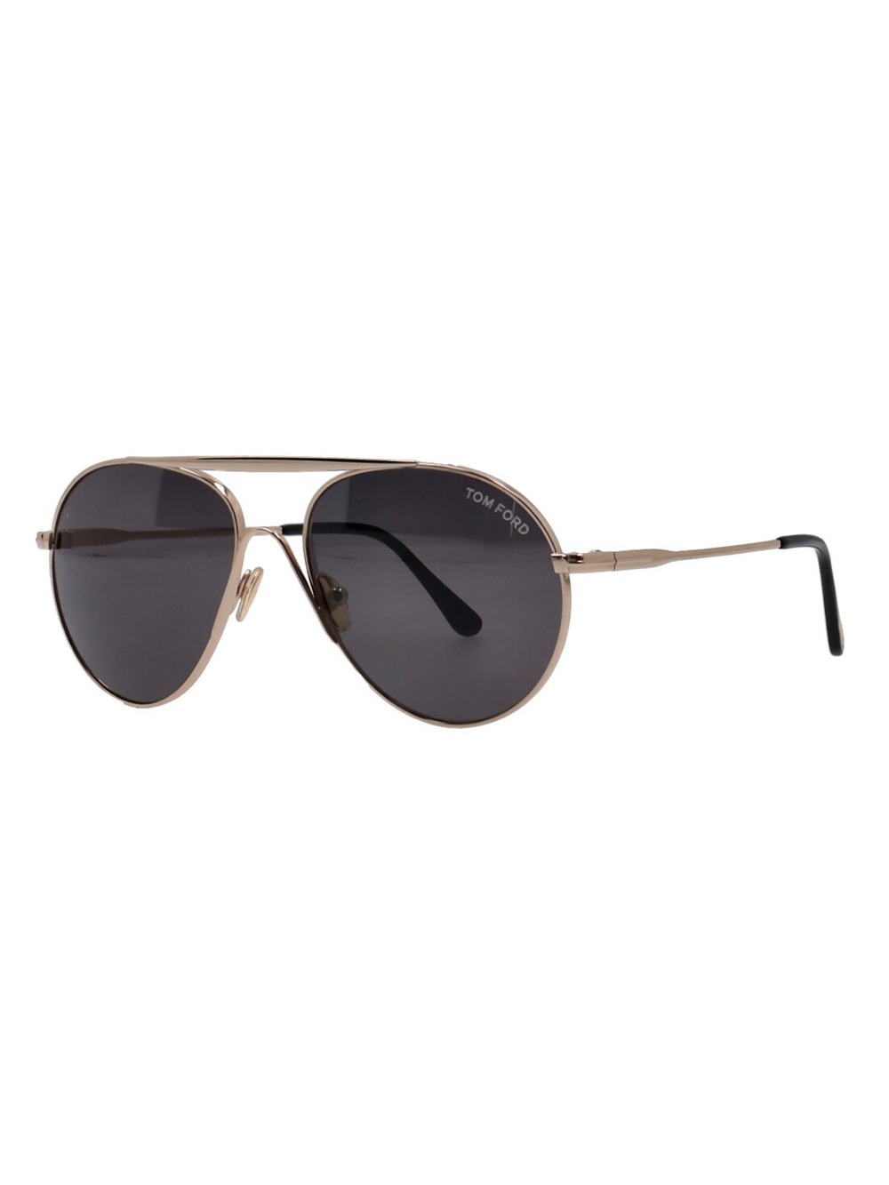 TOM FORD SMITH ROSE GOLD/SMOKE UNISEX AVIATOR SUNGLASSES TF773-D